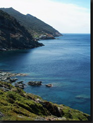 Façade ouest  du Cap Corse
